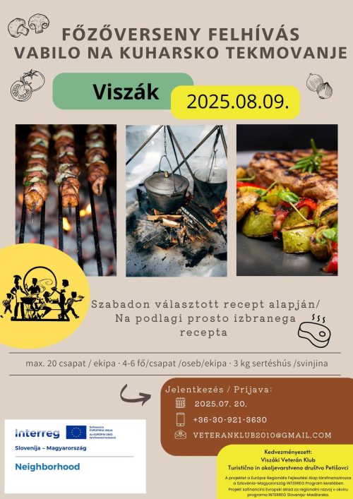 Főzősverseny felhívás