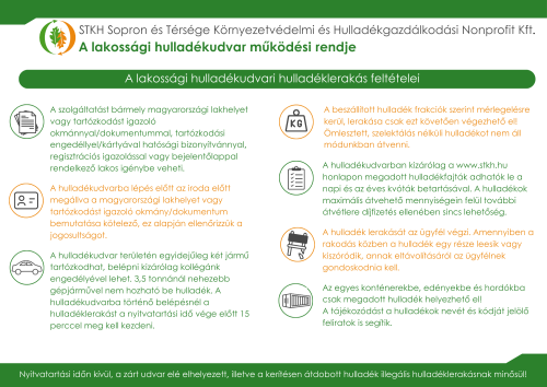 Hulladékudvarok működésében változások